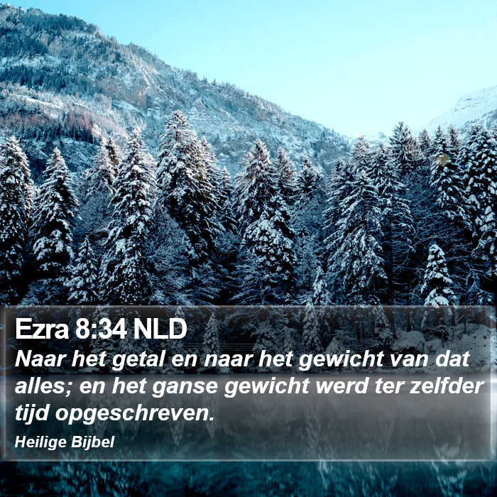 Ezra 8:34 NLD Bible Study