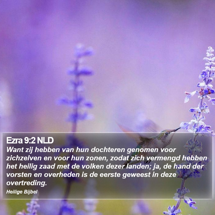 Ezra 9:2 NLD Bible Study