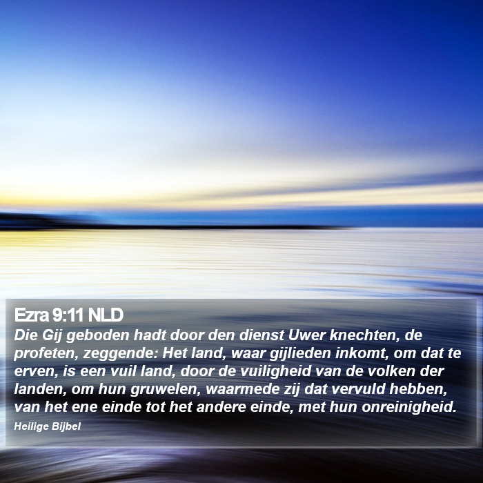 Ezra 9:11 NLD Bible Study