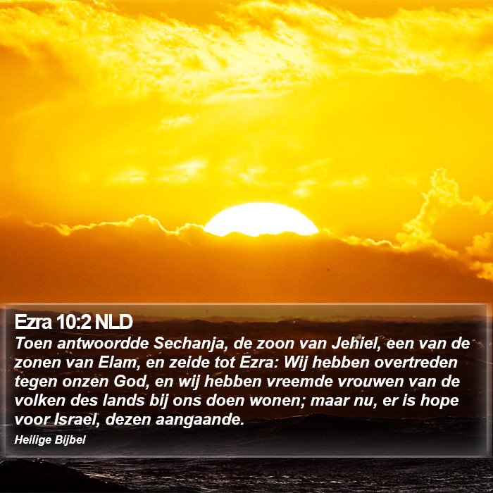 Ezra 10:2 NLD Bible Study