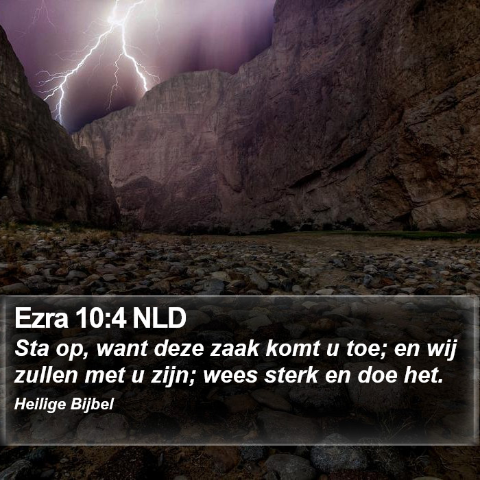Ezra 10:4 NLD Bible Study