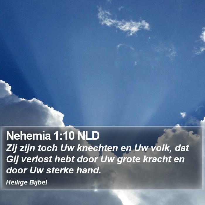 Nehemia 1:10 NLD Bible Study