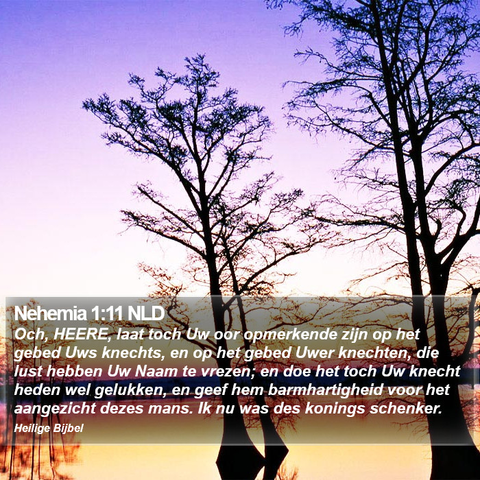 Nehemia 1:11 NLD Bible Study