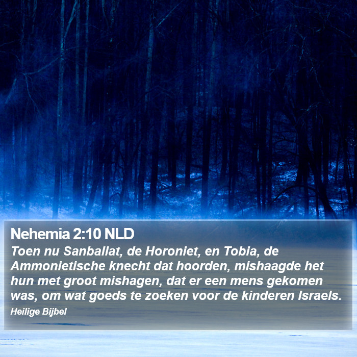 Nehemia 2:10 NLD Bible Study