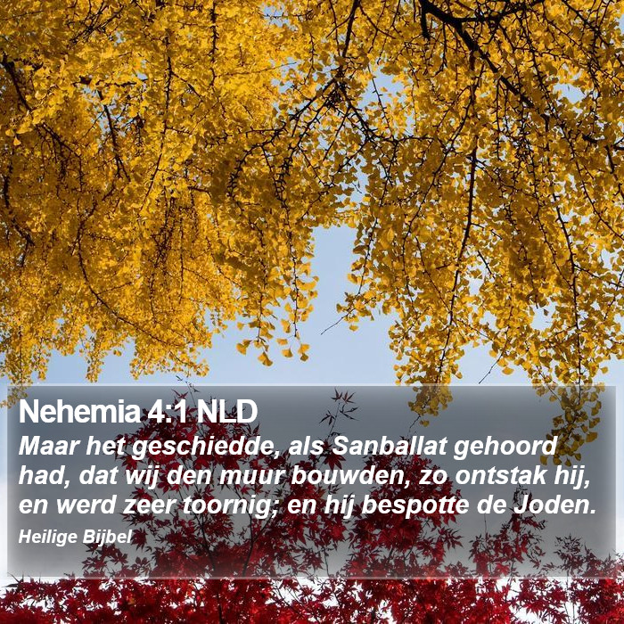 Nehemia 4:1 NLD Bible Study