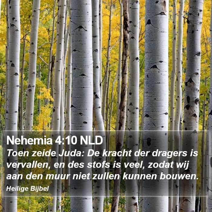 Nehemia 4:10 NLD Bible Study