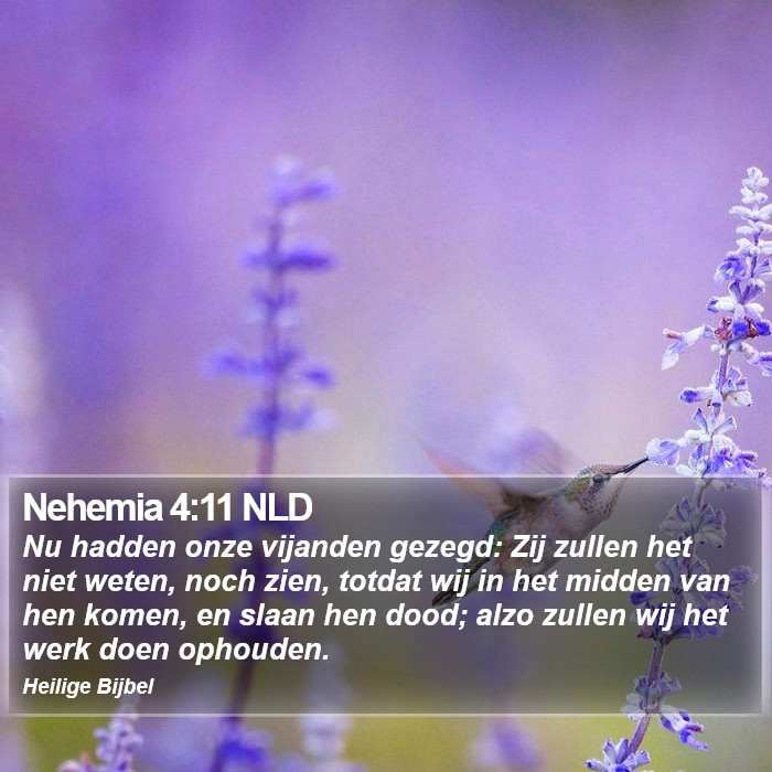 Nehemia 4:11 NLD Bible Study