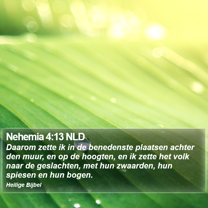 Nehemia 4:13 NLD Bible Study