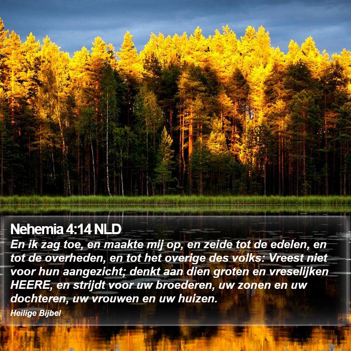 Nehemia 4:14 NLD Bible Study