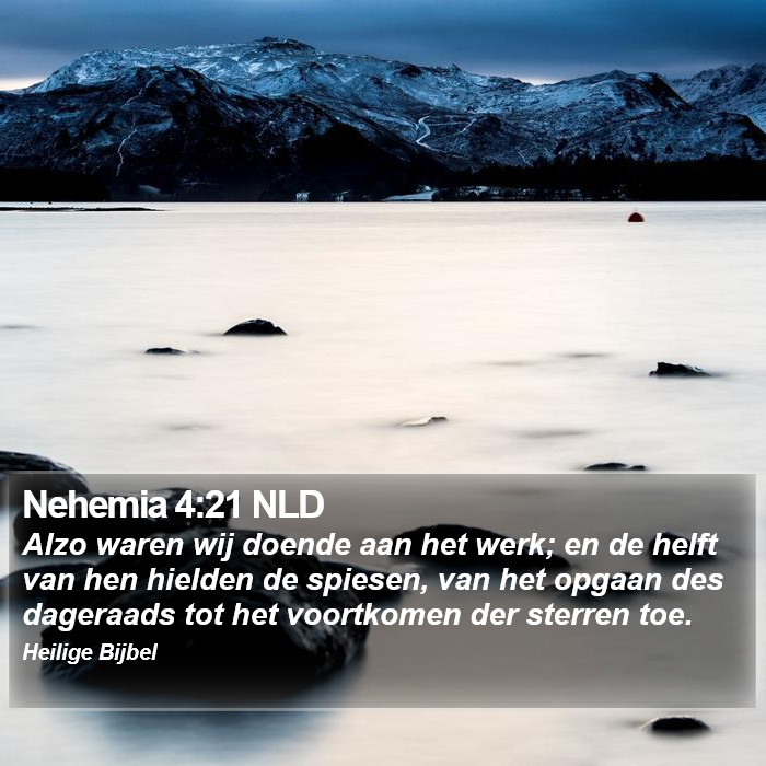 Nehemia 4:21 NLD Bible Study