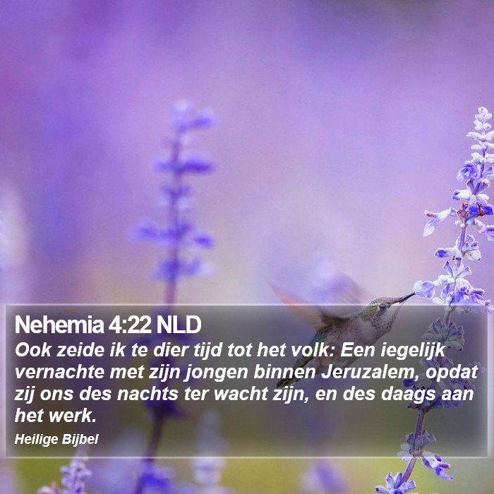 Nehemia 4:22 NLD Bible Study