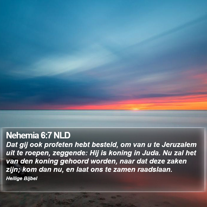 Nehemia 6:7 NLD Bible Study