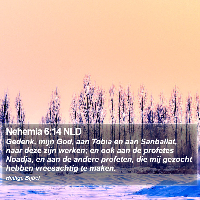 Nehemia 6:14 NLD Bible Study