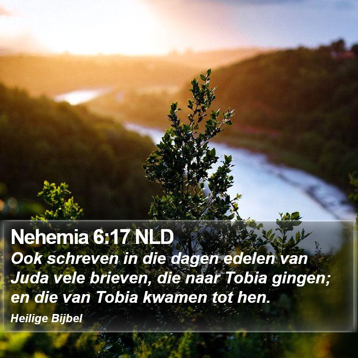Nehemia 6:17 NLD Bible Study