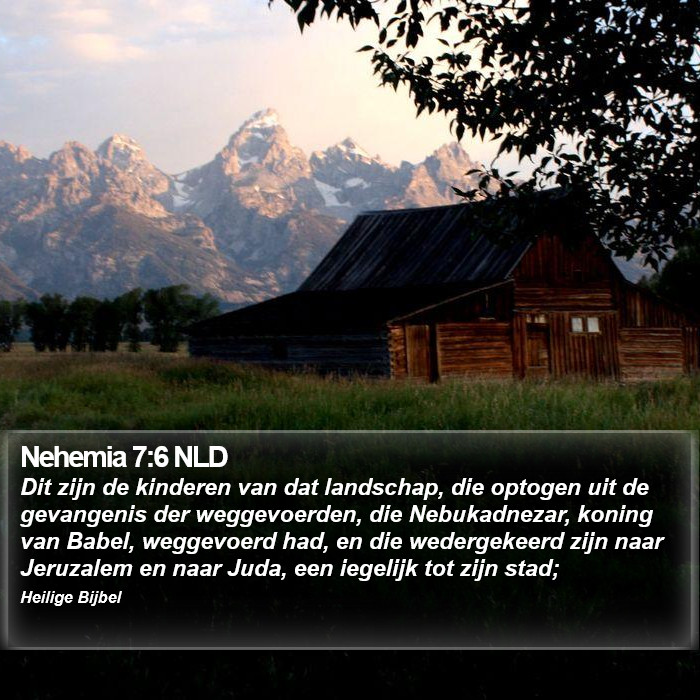 Nehemia 7:6 NLD Bible Study