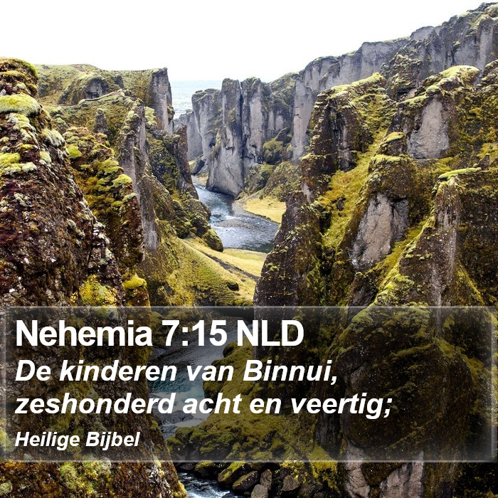 Nehemia 7:15 NLD Bible Study