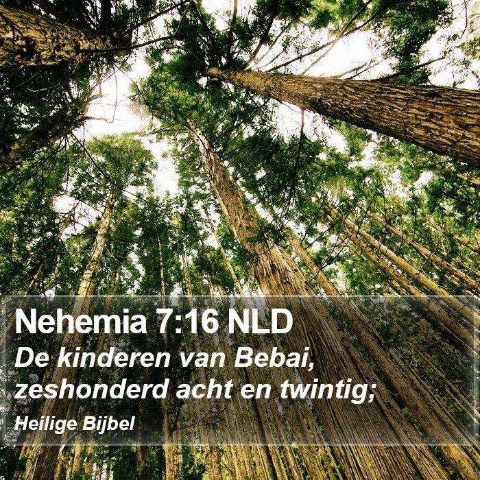 Nehemia 7:16 NLD Bible Study