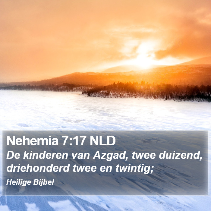 Nehemia 7:17 NLD Bible Study