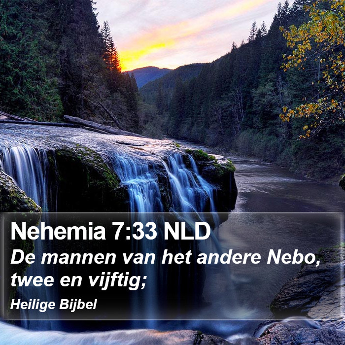 Nehemia 7:33 NLD Bible Study