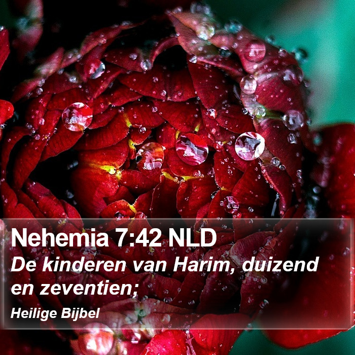 Nehemia 7:42 NLD Bible Study