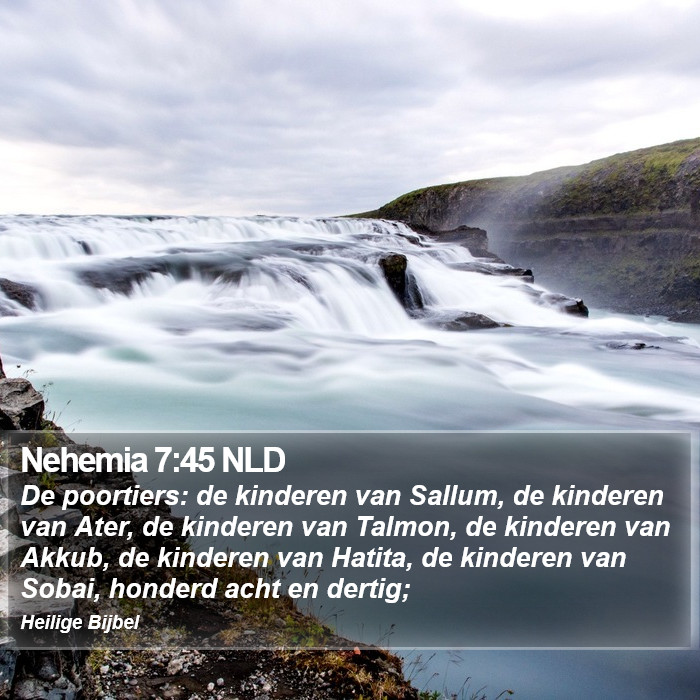 Nehemia 7:45 NLD Bible Study