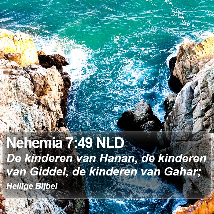 Nehemia 7:49 NLD Bible Study