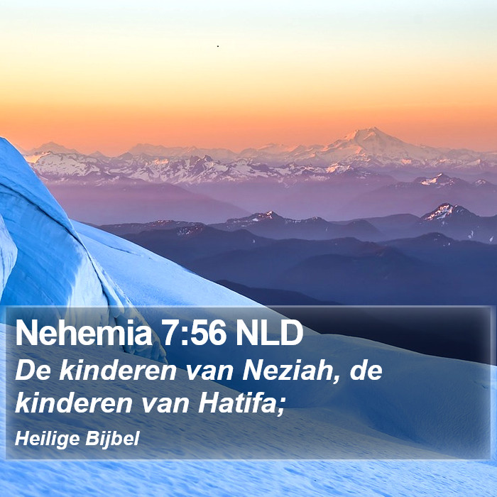 Nehemia 7:56 NLD Bible Study
