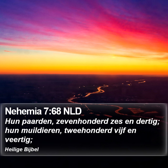 Nehemia 7:68 NLD Bible Study