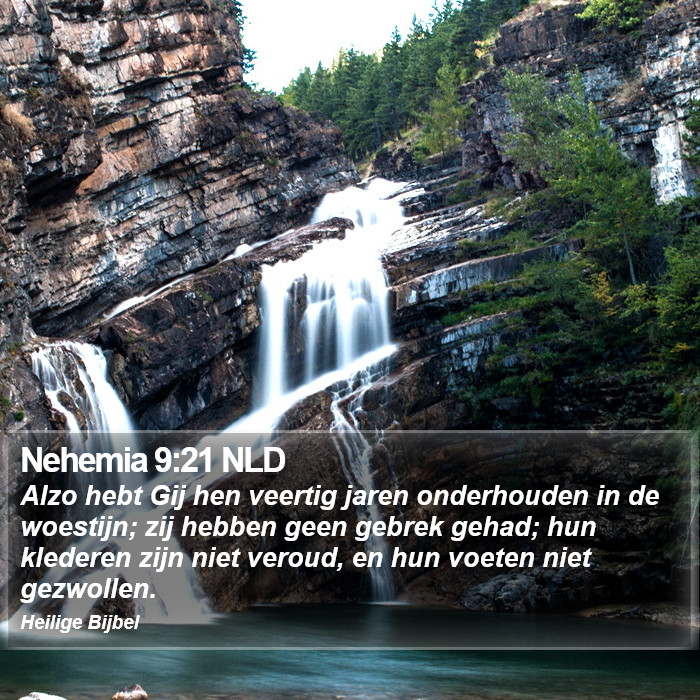 Nehemia 9:21 NLD Bible Study
