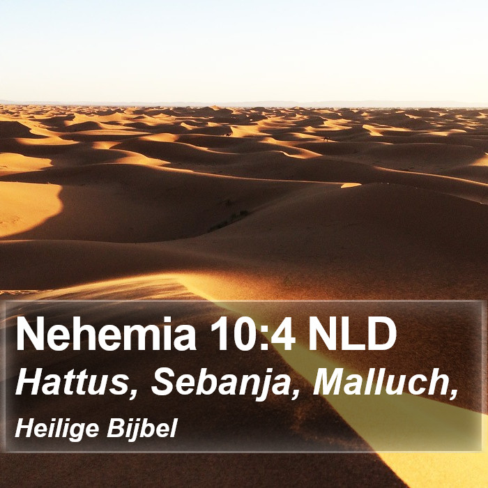 Nehemia 10:4 NLD Bible Study