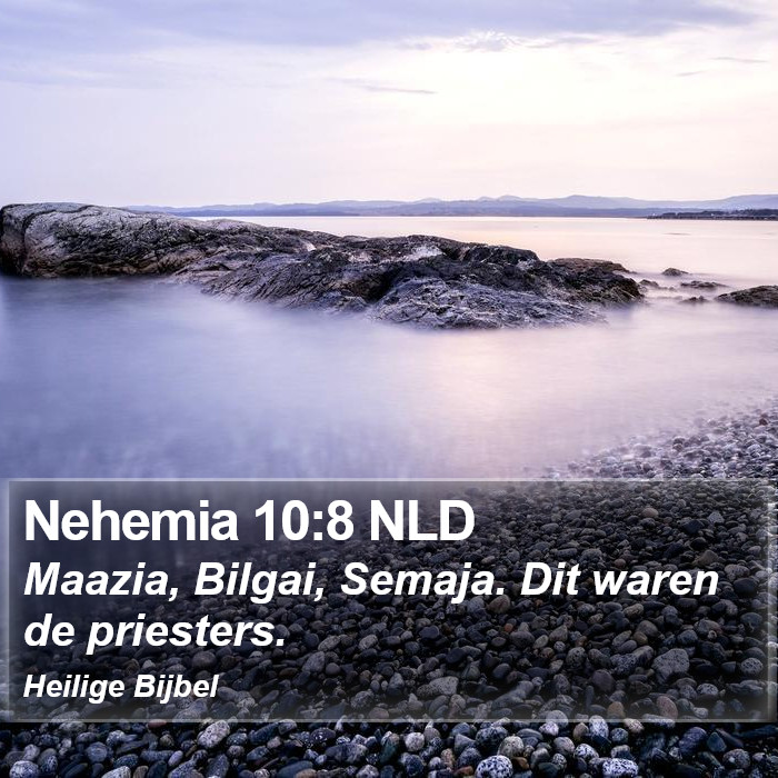 Nehemia 10:8 NLD Bible Study