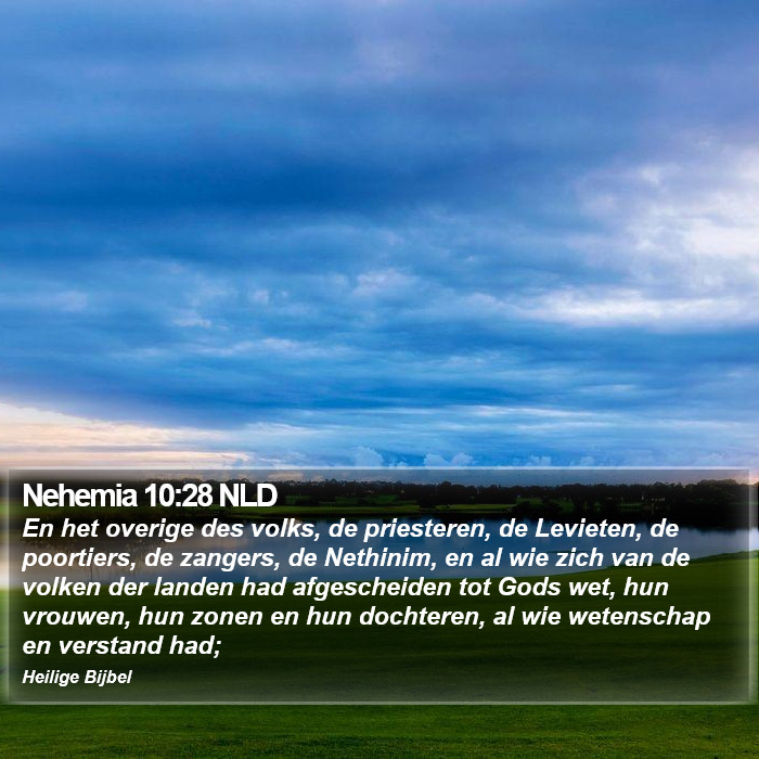 Nehemia 10:28 NLD Bible Study