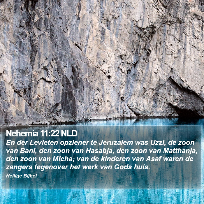 Nehemia 11:22 NLD Bible Study