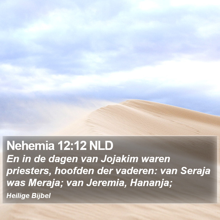 Nehemia 12:12 NLD Bible Study