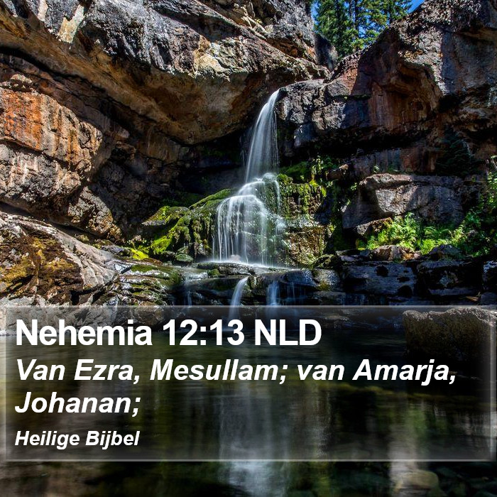 Nehemia 12:13 NLD Bible Study