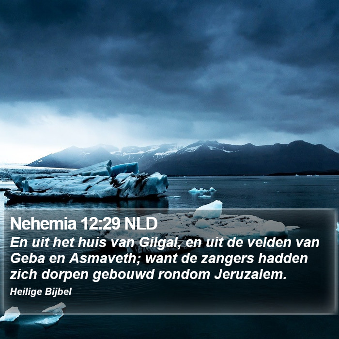 Nehemia 12:29 NLD Bible Study