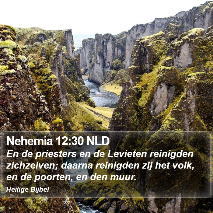 Nehemia 12:30 NLD Bible Study