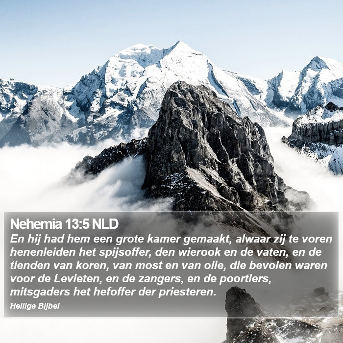 Nehemia 13:5 NLD Bible Study