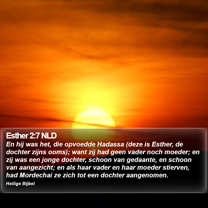 Esther 2:7 NLD Bible Study