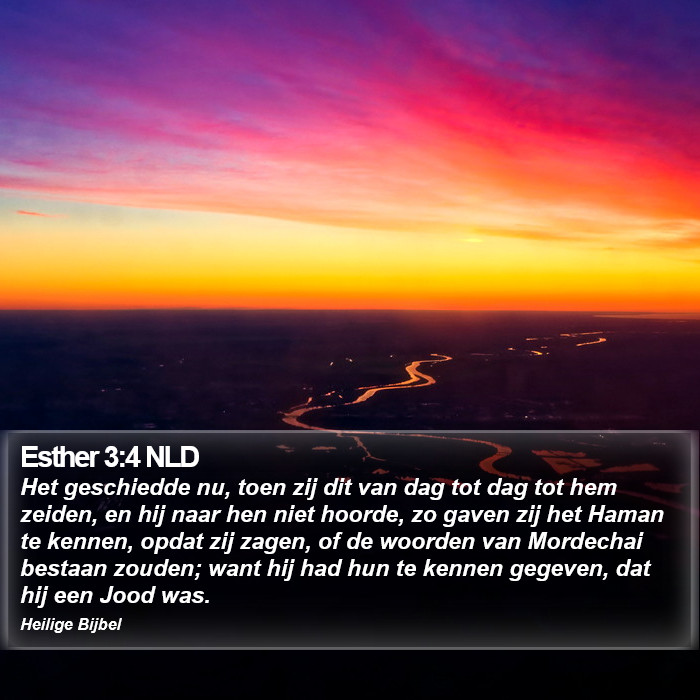 Esther 3:4 NLD Bible Study