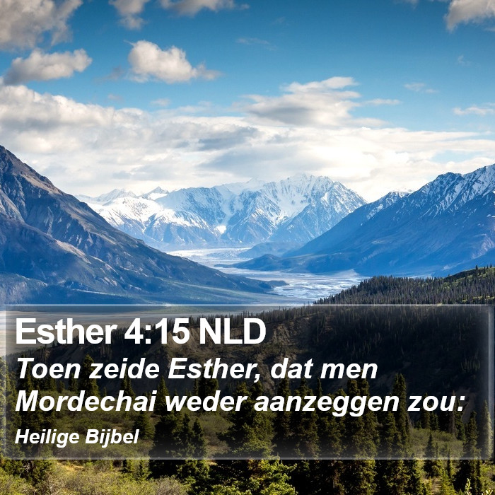 Esther 4:15 NLD Bible Study