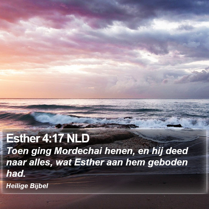 Esther 4:17 NLD Bible Study