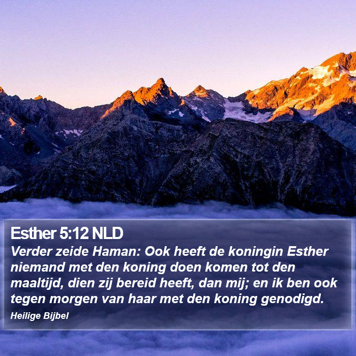 Esther 5:12 NLD Bible Study