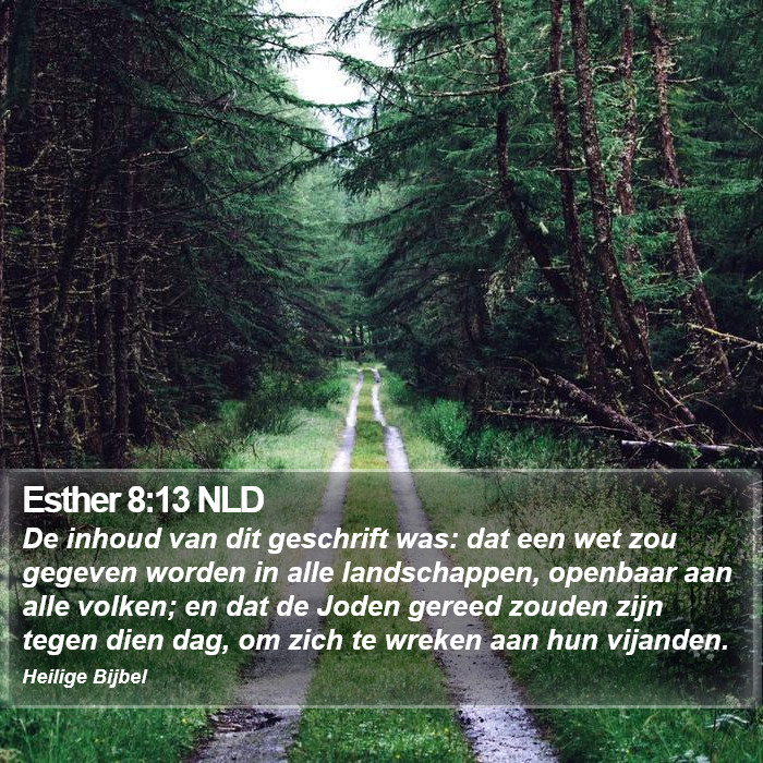 Esther 8:13 NLD Bible Study