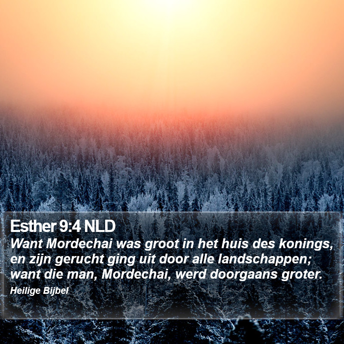 Esther 9:4 NLD Bible Study