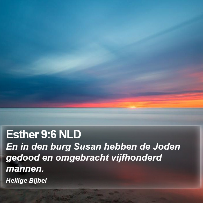 Esther 9:6 NLD Bible Study