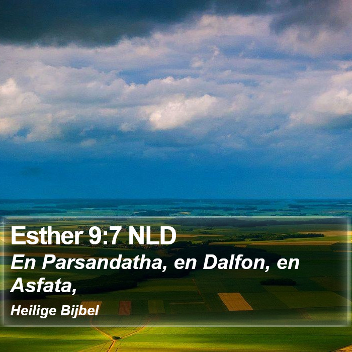 Esther 9:7 NLD Bible Study