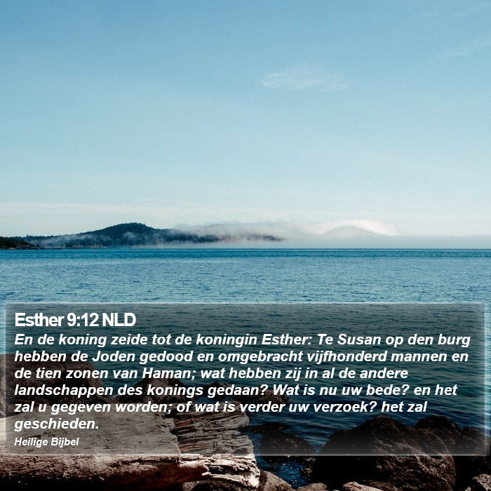 Esther 9:12 NLD Bible Study