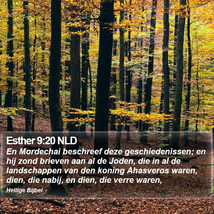 Esther 9:20 NLD Bible Study