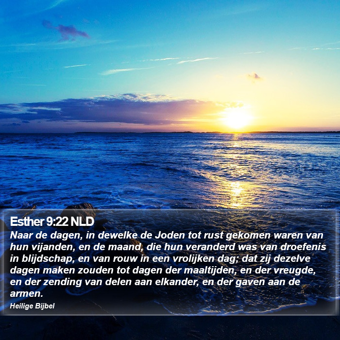 Esther 9:22 NLD Bible Study